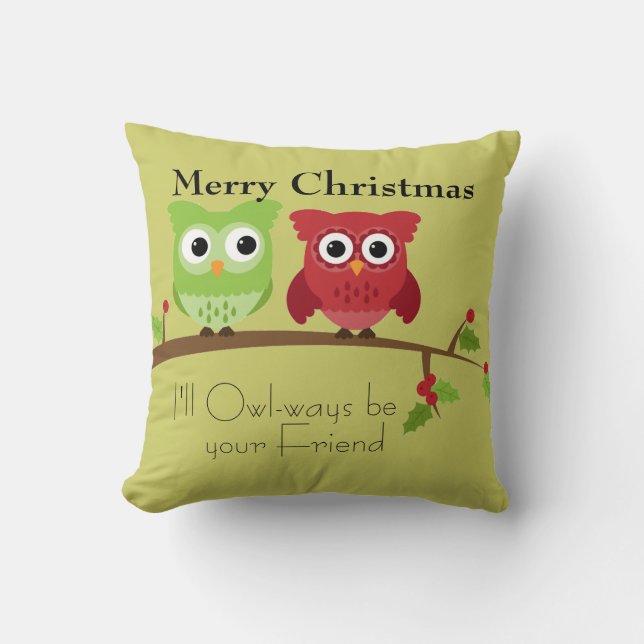 Cojín Decorativo Owl Friends Pillow (Anverso)