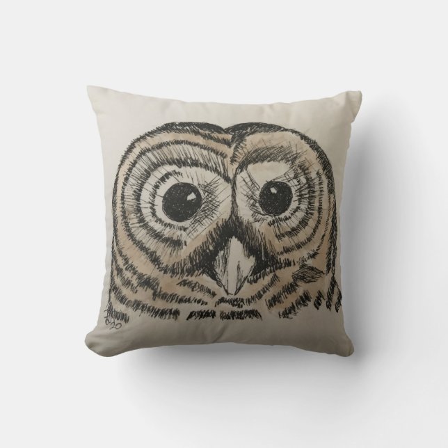 Cojín Decorativo Owl Pillow (Anverso)