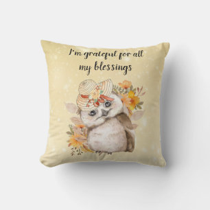 Cojín Decorativo owl Thanksgiving Decor Fall Farmhouse
