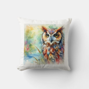 Cojín Decorativo Owls serenity 030924AREF105 - Watercolor