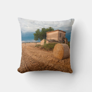 Cojín Decorativo Paca de heno en campo de Provenza