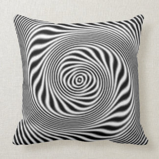 Cojín Decorativo padrão abestrato a preto e branco