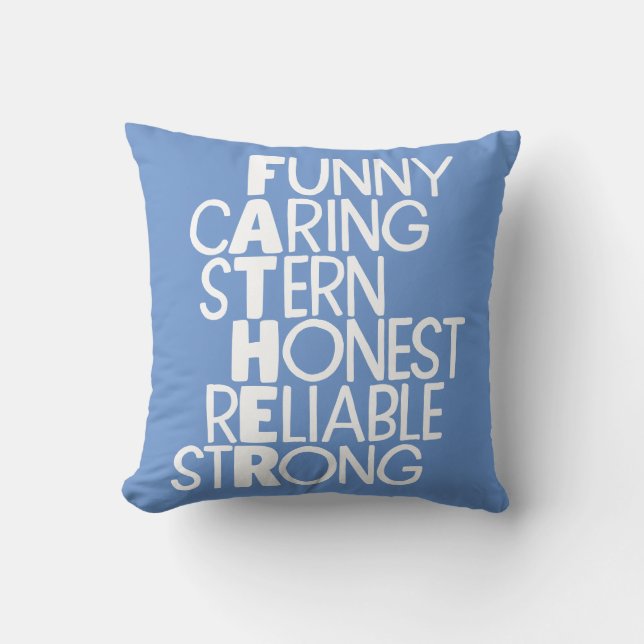 Cojín Decorativo Padre atributos arte de cruzada (Anverso)