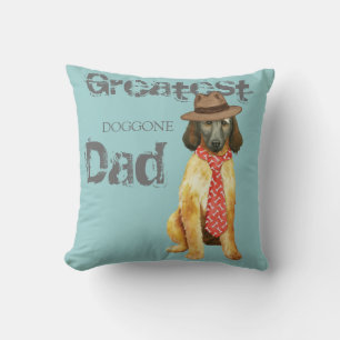 Cojín Decorativo Padre de Hound Afgano