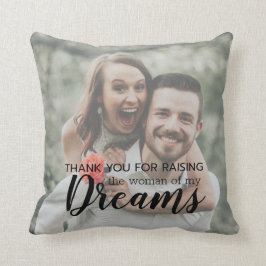 Cojín Decorativo Padres de la novia gracias desde Groom Photo