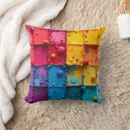 Cojín Decorativo Paint Block Throw Pillow