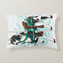 Cojín Decorativo Paint Carousel Horse Pillow