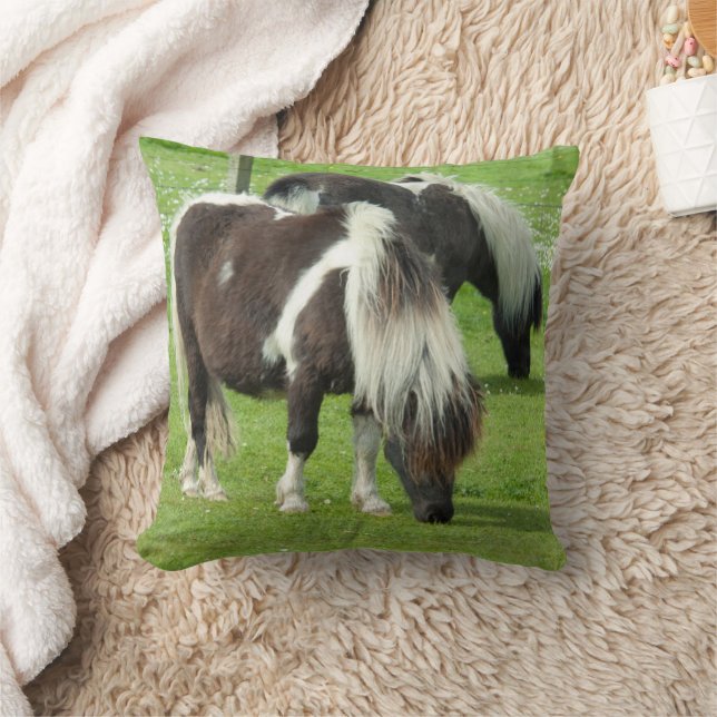 Cojín Decorativo Paint Ponies de Purebred Shetland (Manta)