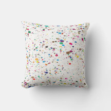 Paint Splatlow Pillow