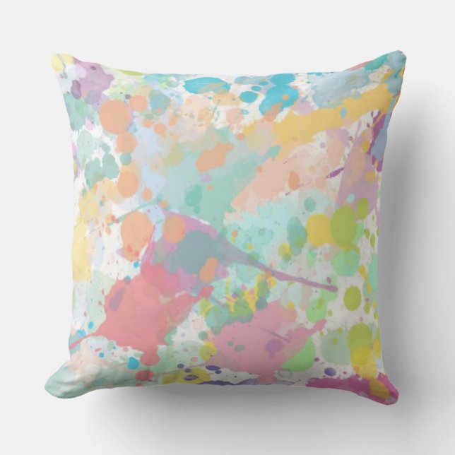 Cojín Decorativo Paint Splatter (Anverso)