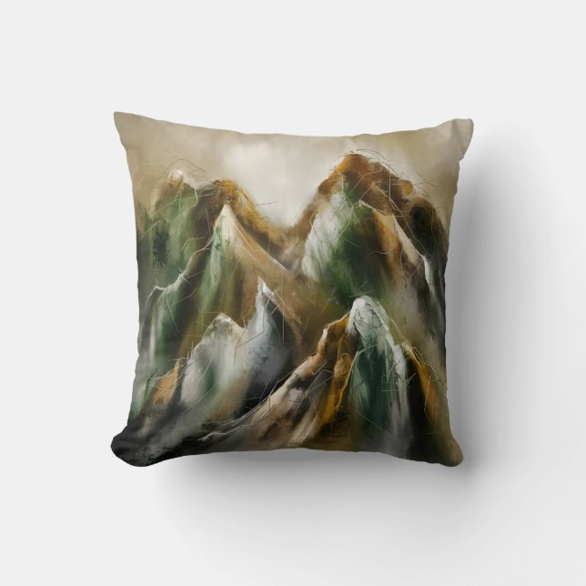 Cojín Decorativo Painted Mountains  (Anverso)