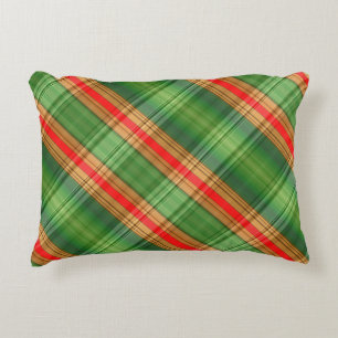 Cojín Decorativo País de color rojo y verde