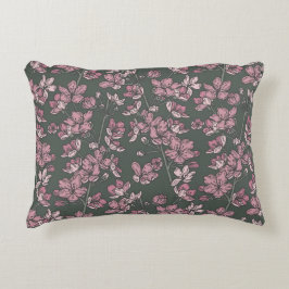 Cojín Decorativo País francés floral rosado nostálgico