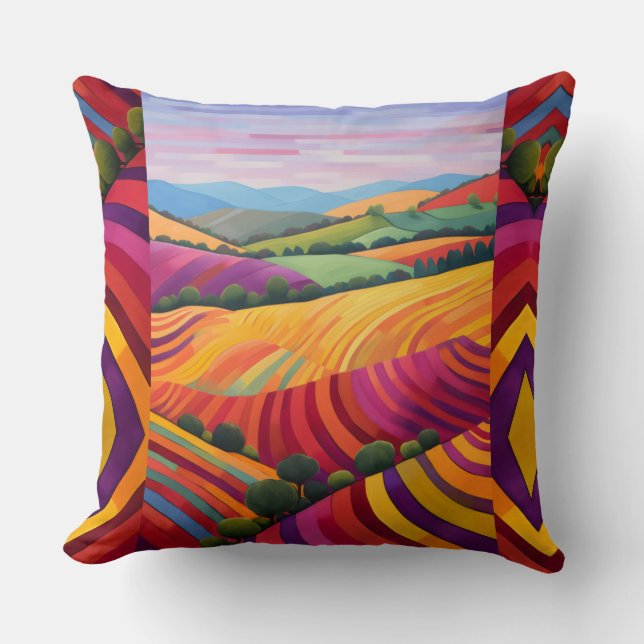 Cojín Decorativo Paisaje (Anverso)