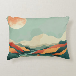 Cojín Decorativo Paisaje abstracto de Boho (14)