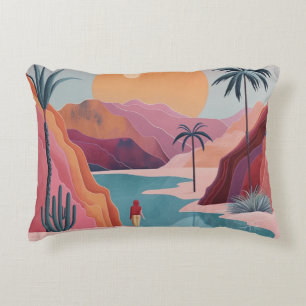 Cojín Decorativo Paisaje abstracto de Boho (18)
