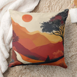 Cojín Decorativo Paisaje abstracto de Boho (19)