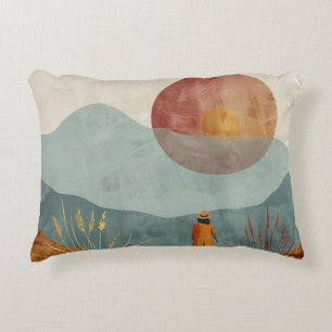 Cojín Decorativo Paisaje abstracto de Boho (23)