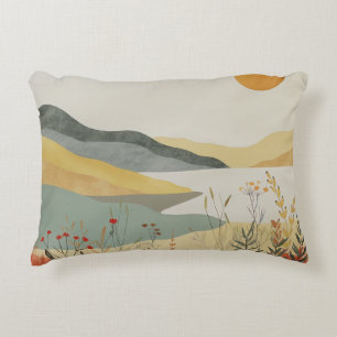 Cojín Decorativo Paisaje abstracto de Boho (25)