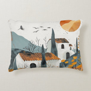 Cojín Decorativo Paisaje abstracto de Boho (4)