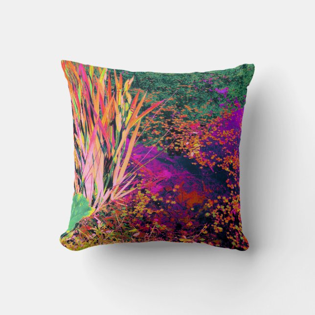 Cojín Decorativo Paisaje brillante (Anverso)