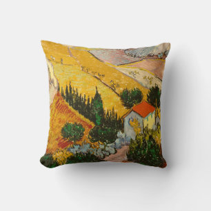 Cojín Decorativo Paisaje con Casa y LabradorVincent van Gogh 