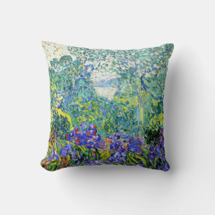 Cojín Decorativo Paisaje con irlandeses violetas
