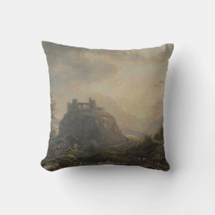 Cojín Decorativo Paisaje con un castillo - Paul Sandby - c1808