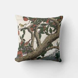 Cojín Decorativo Paisaje de árbol de manzana