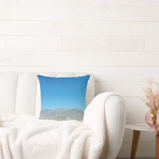 Cojín Decorativo Paisaje de cielo despejado sobre montaña