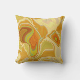 Cojín Decorativo Paisaje de ensueño en oro