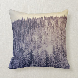 Cojín Decorativo Paisaje de invierno degradado