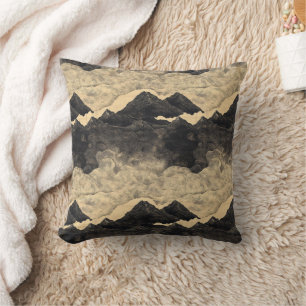 Cojín Decorativo Paisaje de nubes de montaña vintage (2)