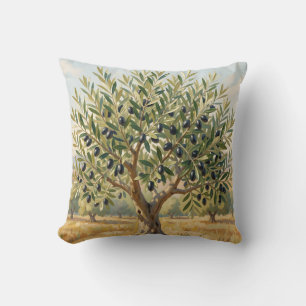 Cojín Decorativo Paisaje de olivo mediterráneo