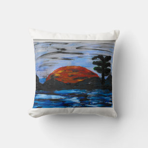 Cojín Decorativo Paisaje de Sunset