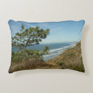 Cojín Decorativo Paisaje de Torrey Pine y costa de California