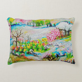 Cojín Decorativo Paisaje en Acuarela 2