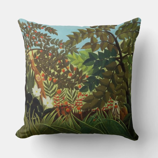 Cojín Decorativo Paisaje exótico (Anverso)