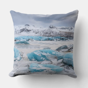 Cojín Decorativo Paisaje glaciar del hielo, Islandia