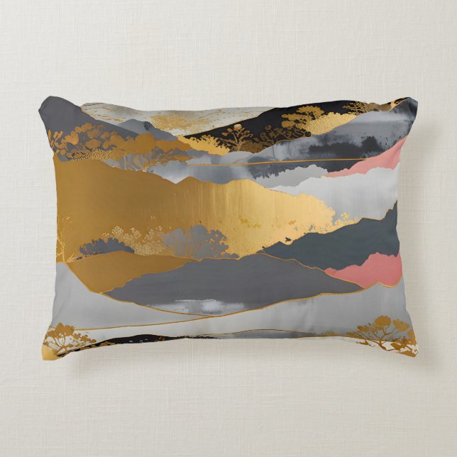 Cojín Decorativo Paisaje japonés (Anverso)