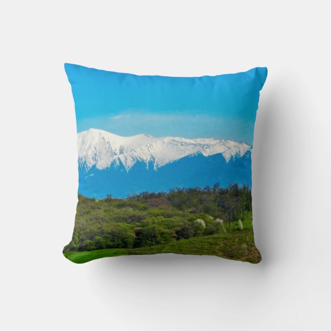 Cojín Decorativo Paisaje montañoso (Anverso)