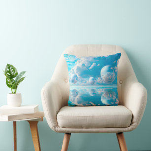 Cojín Decorativo Paisaje natural surrealista de cielo soñador