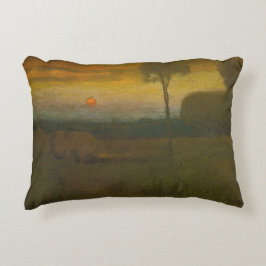 Cojín Decorativo Paisaje nocturno de George Inness (1889)