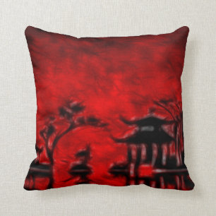 Cojín Decorativo Paisaje oriental