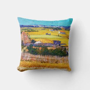 Cojín Decorativo Paisaje Otoñal, Van Gogh