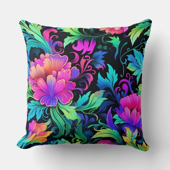 Cojín Decorativo Paisaje peatonal primático Botánico (Anverso)