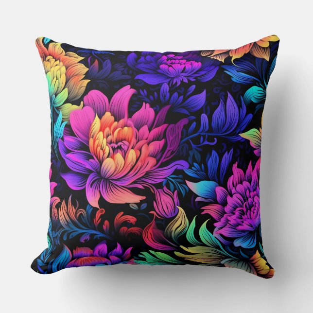 Cojín Decorativo Paisaje peatonal primático Botánico (Anverso)