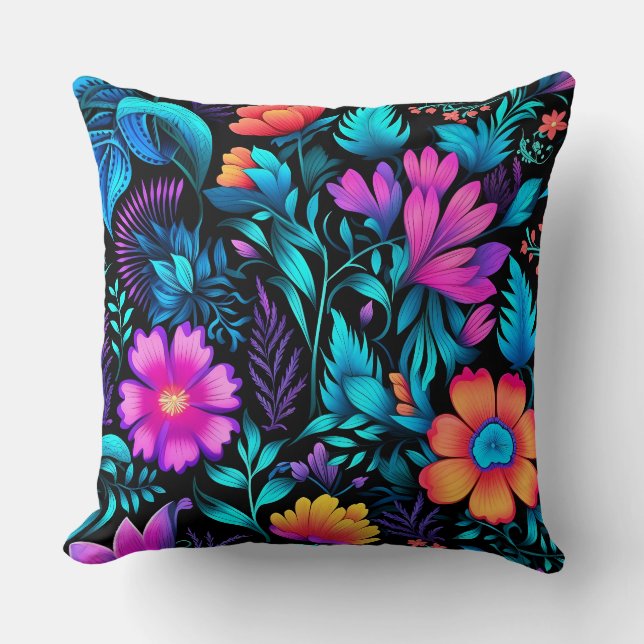 Cojín Decorativo Paisaje peatonal primático Botánico (Anverso)