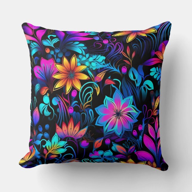 Cojín Decorativo Paisaje peatonal primático Botánico (Anverso)