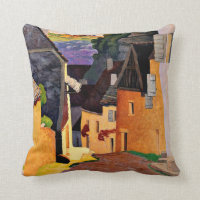 Paisaje Rocamadour, pintura de Felix Vallotton